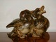 Very Large Royal Copenhagen Figurine, Two Ducks by Knud Kyhn