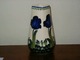 Aluminia Vase decorated with blue flowers