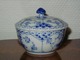 Blue Fluted Half Lace, Small sugar bowl