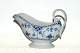 RC Blue Fluted Half Lace, Gravy Boat