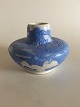 Rørstrand Art Nouveau Vase Krystal Glasur i blå