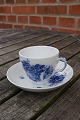 Blå Blomst Svejfet porcelæn. Sæt små Kaffekopper