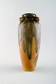 Charles Greber (1853-1935) French ceramic vase modeled with snails.
Beautiful glaze and shape.