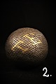 Decorative, really old French petanque ball with a super fine patina...