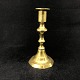 Brass candleholder in 8-cornered foot
