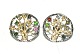 Designers Favorites Øreringe, Sterling sølv Rhodium 18 karat guldbelægning Tourmaline