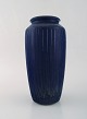 Eva Stæhr-Nielsen for Saxbo. Large vase in glazed ceramics. Beautiful glaze in 
blue shades. 1940 / 50