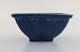 Arne Bang. Skål i glaseret keramik. Modelnummer 191. Smuk glasur i blå nuancer. 
1940/50