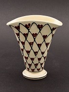 H A Khler oval keramik vase