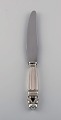 Georg Jensen Acorn dinner knife in sterling silver and stainless steel. 8 pcs in 
stock.
