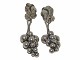 Georg Jensen sterling silver
Ear clips with grapes