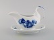 Royal Copenhagen Blue Flower Braided sauce boat on fixed stand. Model number 
10/8068. Dated 1959.
