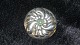 Art Nouveau brooch silver with green stone
Stamp: 826 S S&L
From 2016 Svane & Lührs ApS
Measures 4.5 cm in dia