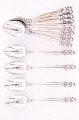 Acorn Georg Jensen silver cutlery 12 Tea   spoons