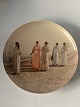 Bing og Grøndahl #1988"Strandpromenade" Af Michael AncherDek nr #9 #097AMåler 20,7 cmSOLGT