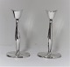 Cohr. Silver candlesticks (830). A pair. Height 18.5 cm.