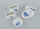 Five pieces of Royal Copenhagen Blue Flower braided porcelain.