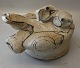 B&G Eagles - figurativ bird sculptur 17 x 31 cm Unique B&G Art Pottery