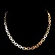 Guldvirke; A necklace in 14k gold, w. 7,5 mm
