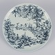Bjørn Wiinblad for Nymølle, Denmark. Large round dish in faience.
Motif from "A Midsummer Night