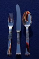 Rigsmönster Danish silver flatware, settings 
dinner cutlery of 3 pieces