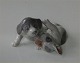 Royal Copenhagen figurine 0453 RC Playful pointer puppies 9 cm Erik Nielsen 
pre-1910 Grey version
