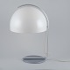 L'Art presents: 
"Bergboms" 
table lamp with 
metal frame and 
white acrylic 
shade.