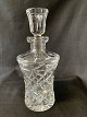 Crystal carafe with a beautiful pattern in a truly antique style.