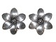 Dansk sølv
Større 
øreclips i form 
af blomster fra 
ca. ...