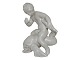 Bing & Grondahl figurine
Boy with dolphin - Matte glaze