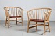 Hans J. Wegner
Pair of armchairs of beech model PP 112