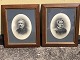 Two large older photos
in oak frame.
DKK 875 in totalK