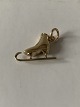 Beautiful little pendant, shaped like an ice skate. 14 carat gold, stamped 585.