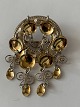 Silver brooch for Norwegian national costume in 830s silver.