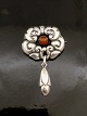 830 sølv art 
nouveau broche