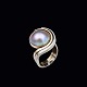 Birgitte 
Buchhave Munch. 
Ring i 14k guld 
of hvidguld med 
...