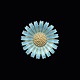 A. Michelsen 
Marguerit / 
Daisy Broche i 
forgyldt ...