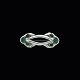 Georg Jensen. 
Sterling Silver 
Brooch #86 with 
Green ...