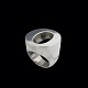 Karl Gustav 
Hansen. Heavy 
Sterling Silver 
Ring - 55mm.