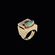 Frank Ahm. Ring 
i 14k guld med 
Opal.
