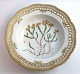 Royal Copenhagen. Flora danica. Dyb Tallerken med gennembrudt kant. Diameter 
24,5 cm. Model 3547. ( 1 sortering ). Sedum Acre L