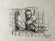 Ole Buus Larsen 
præsenterer: 
Autografi 
af Lorenz 
Frølich - lille 
dreng i 
sofahjørne 
1845.