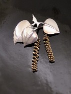 Anton Michelsen sterling slv broche