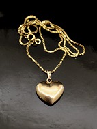 8 karat guld hjerte  og 8 karat kde