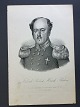 Ole Buus Larsen 
præsenterer: 
Portræt af 
Generalløjtnant 
Frederik von 
Bülow - 
litografi af 
Em. Bærentzen.