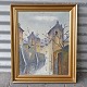 Jens Bisgaard 
Sørensen maleri
byliv
57,5 cm