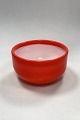 Danam Antik 
presents: 
Holmegaard 
Palet Large 
orange red 
Glass Bowl