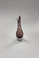 Danam Antik 
presents: 
Holmegaard 
Duckling / Beak 
Vase with dark 
purple garlands