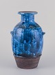 L'Art presents: 
Aldo Londi 
for Bitossi. 
Vase in Rimini 
blue glazed 
ceramic with 
geometric 
patterns. 
Classic ...