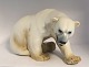 Bing & 
Grøndahl. 
Porcelænsfigur. 
Siddende 
Isbjørn. Model 
...